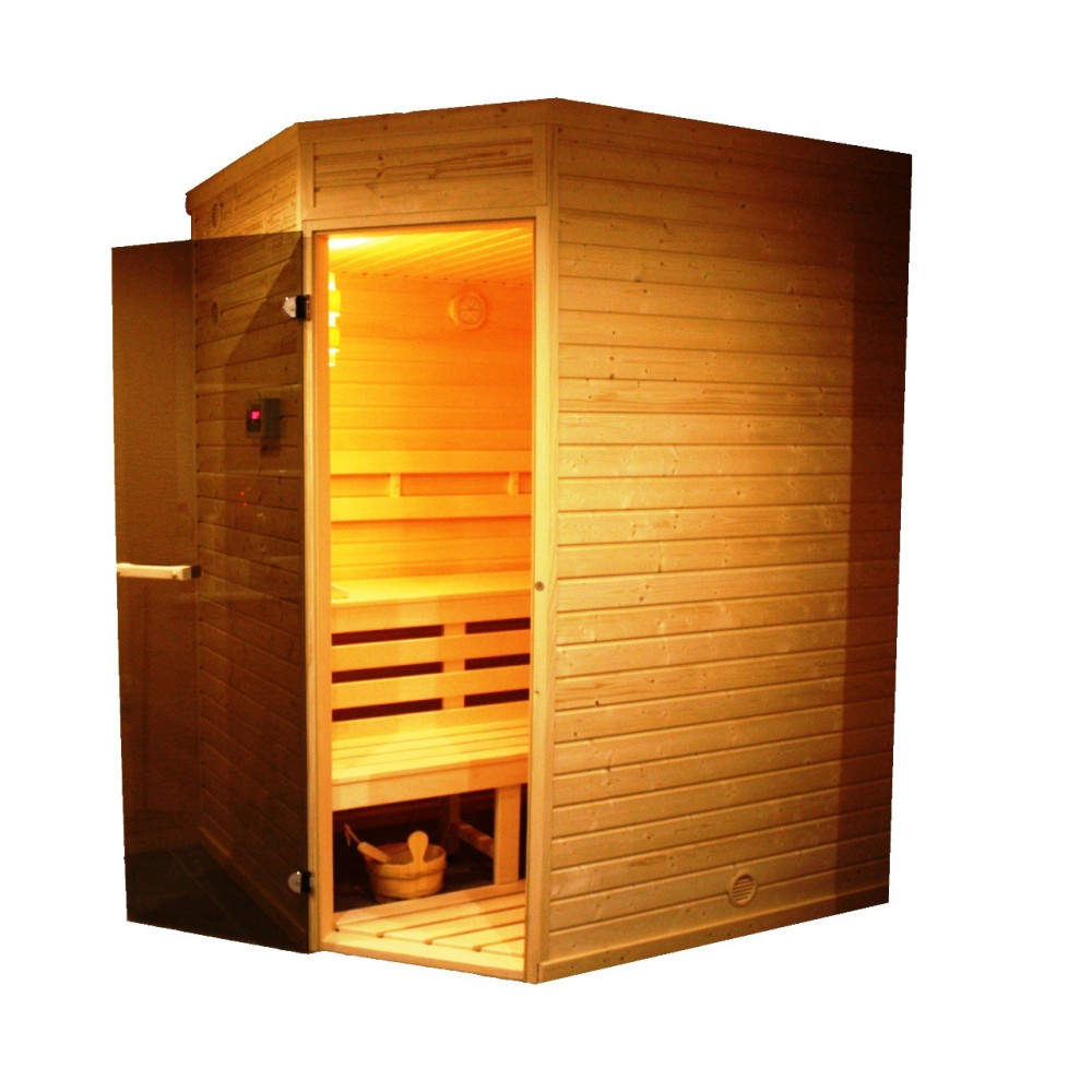 Ampere fínska domáca sauna 150x150cm