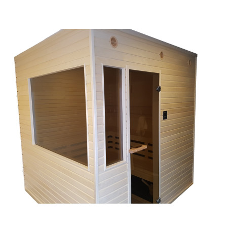 Saunaproject fínska sauna Cuvier 220x210cm
