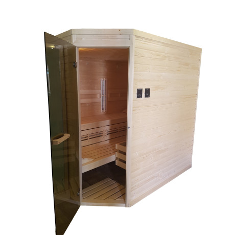 Ampere fínska sauna 220x180