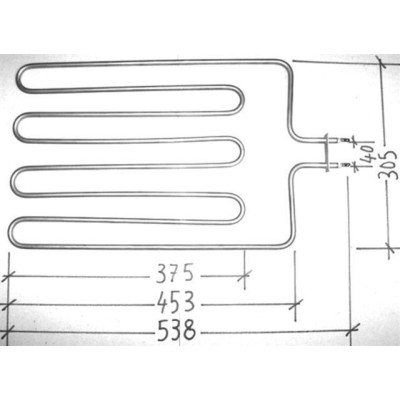 Sentiotec SAV 200 2000W, topné těleso spirála pro saunová kamna