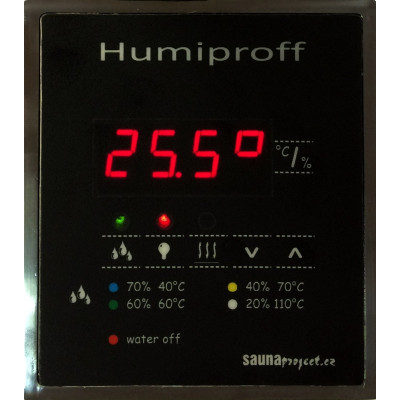 Regulace do sauny humiproff combi chrom pro zapuštění