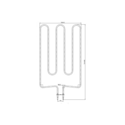 Sentiotec SAV 150 1500W, výhrevné teleso špirála pre saunovú pec