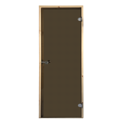 Saunové dvere Harvia 7x19 bronz