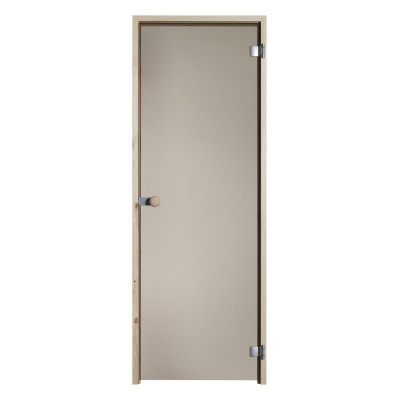 Dvere do sauny Limited celoskleněné bronz