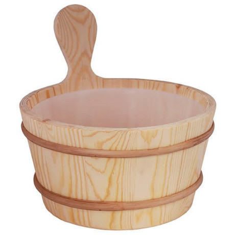 Sentiotec dřevěné vědro do sauny 3L borovice s plastovou vložkou