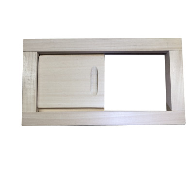 Posuvné odvětrání do sauny lípa