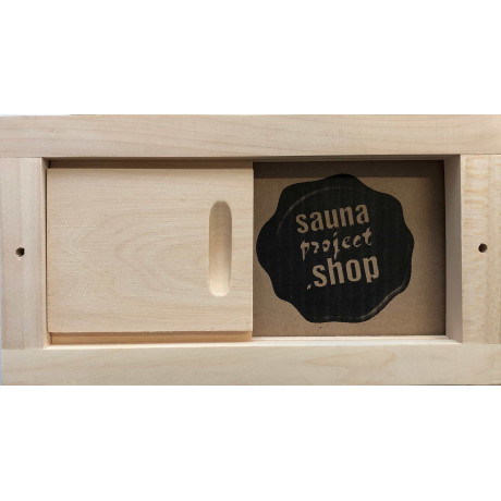 Posuvné odvětrání do sauny lípa