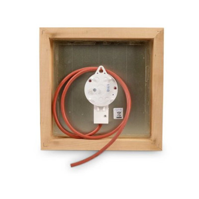 Elektrické hodiny do sauny štvorec