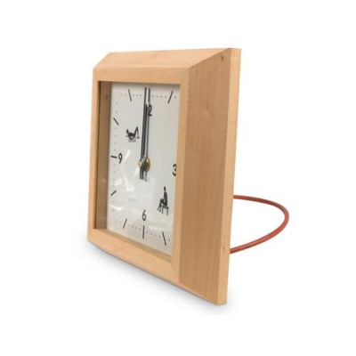 Elektrické hodiny do sauny štvorec