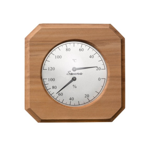 Sentiotec teploměr vlhkoměr do sauny cedr