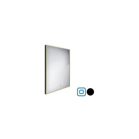 černé LED zrcadlo 600x800 s dotykovým senzorem ZPC 13002V-90