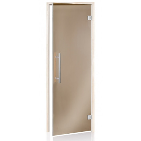 Dveře do sauny BENELUX bronz 7x20 osika