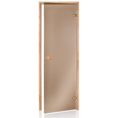 Dveře do sauny Scan bronz 6x19 osika