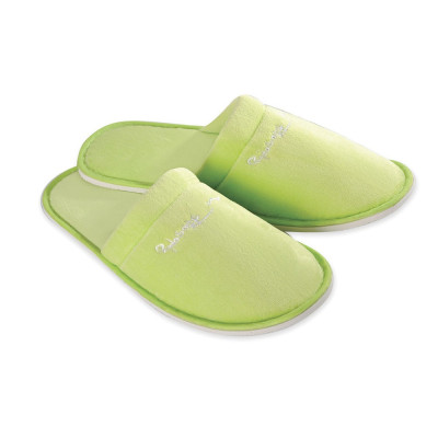 Pantofle froté Velur NP- zelené