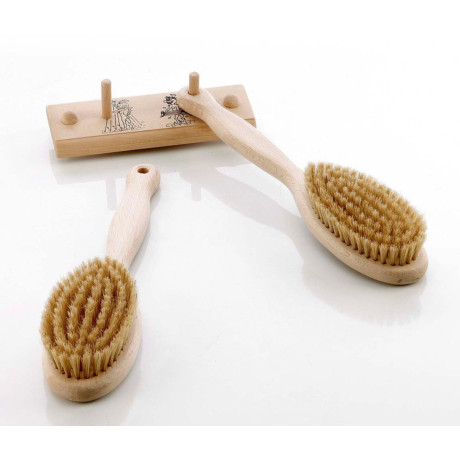 Dva kartáče do sauny s věšáčkem sauna