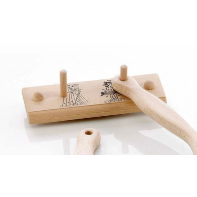 Věšáček na 2 kartáče do sauny