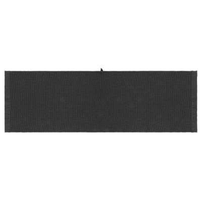 Rento podsedák do sauny 160x60cm černo-šedý rozložený