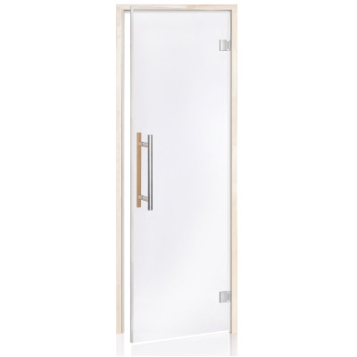 Andres dvere do sauny Benelux číre 7x19 osika