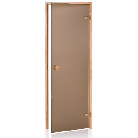 Dveře do sauny Scan 7x20 bronz olše