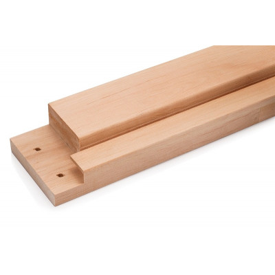 Andres dvere do sauny  Premium číre 7x20 jelša