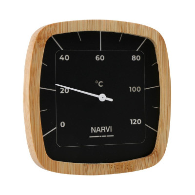 Teploměr do sauny Narvi černý