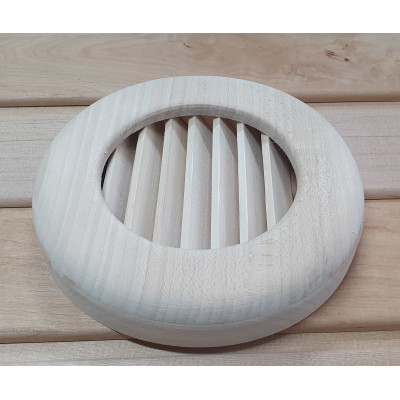 Okrúhla vetracia mriežka do sauny 17cm