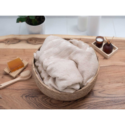 BAMBUSOVÝ RUČNÍK Catania -světle šedý 50x90cm