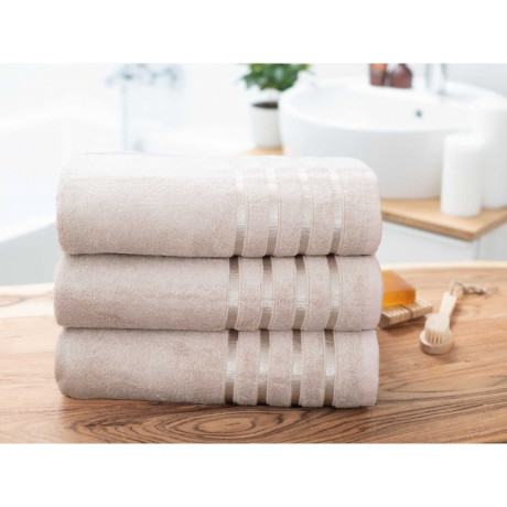 BAMBUSOVÝ RUČNÍK Catania -světle šedý 50x90cm