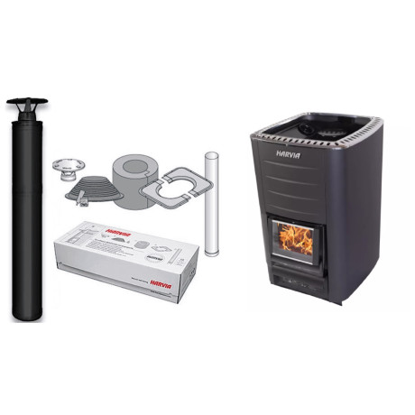 Set Harvia M2, Harvia komín