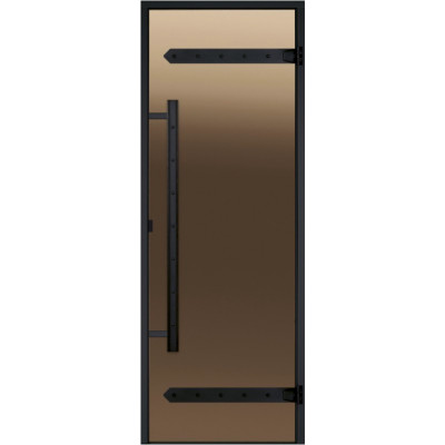 Dveře do parní sauny HARVIA Legend 7x19, bronzové