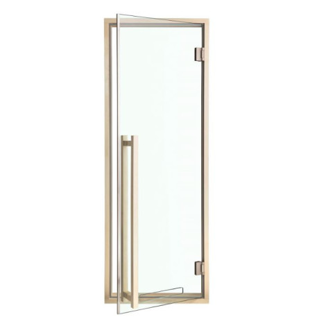 Andres dvere do sauny Modern číre 7x19 osika