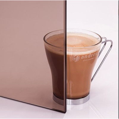 Andres dvere do sauny Modern 7x19 bronz osika