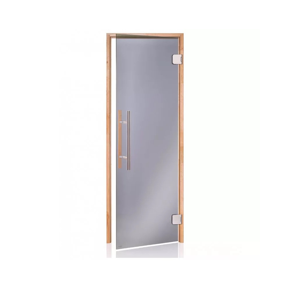 Dveře do sauny Premium čiré matné7x19 osika