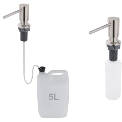 Nerez dávkovač tekutého mýdla nebo dez. gelu pr. pumpy 35mm UNM 4031VH-10