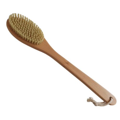 Masážna kefa do sauny s dlhou rukoväťou