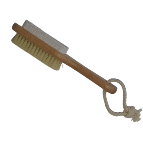 Masážní kartáček s pemzou do sauny