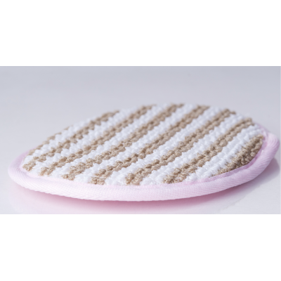 Umývacia žinka do sauny ľen froté bočný pohľad