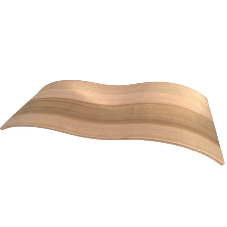 Sentiotec opěrka zad do sauny Wave cedr