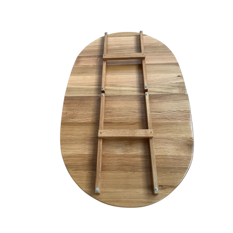 Luxusné veko k dubovej kadi s dĺžkou 130cm