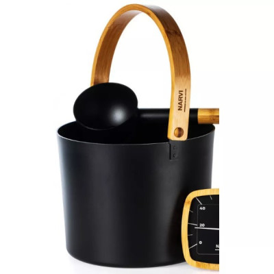 Teplomer vlhkomer do sauny combi Narvi black