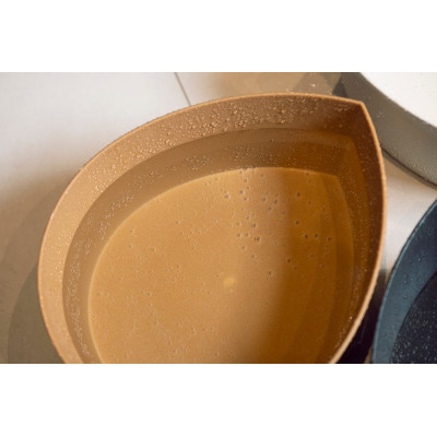 Rento vědro tvar kapky, na nohy - přírodní