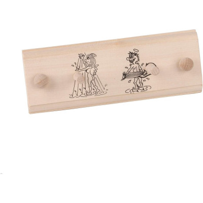 Věšáček na 2 kartáče do sauny