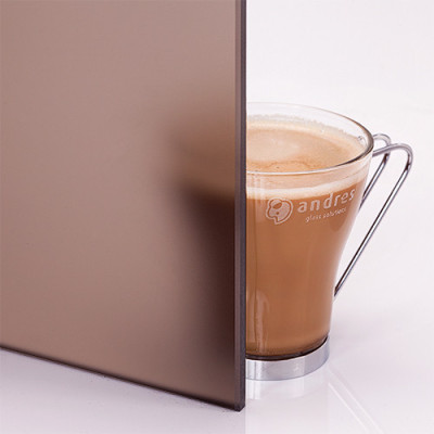 Andres dvere do sauny Benelux 7x19, matný bronz, osika