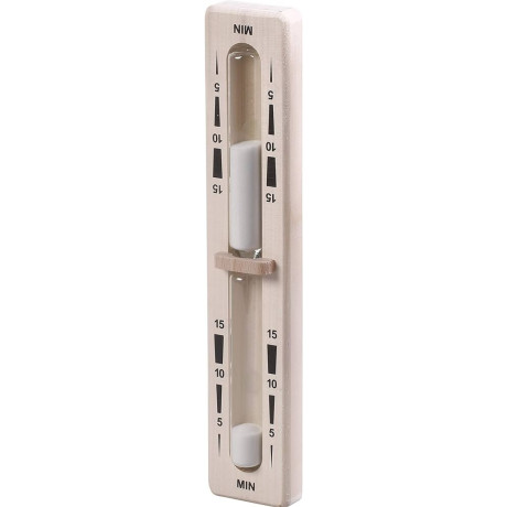 Presýpacie hodiny do sauny biely piesok