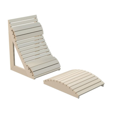 Sentiotec ergonomické lehátko do sauny Fibuflex