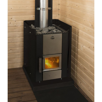 Narvi, ochranný štít na kachle Kota Kuru, čierny