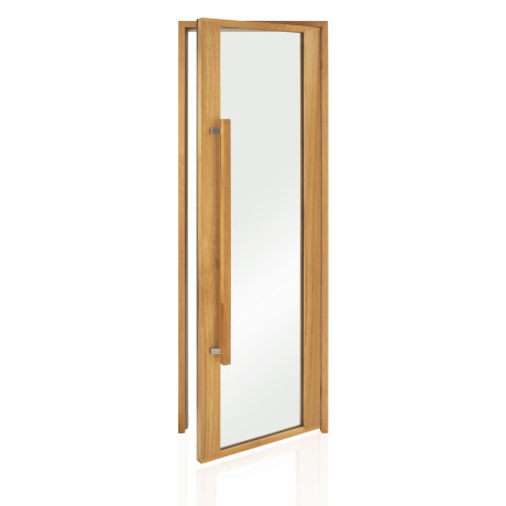 Andres dvere do sauny ETNA matted číre 7x20 Thermo osika