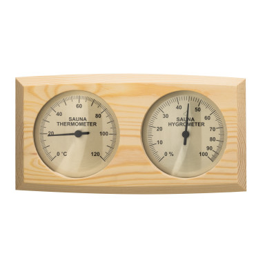 Sentiotec teploměr s vlhkoměrem do sauny combi borovice