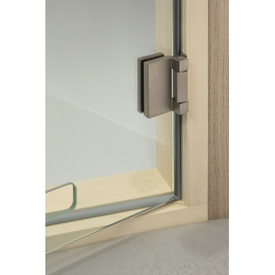 Andres dvere do sauny Modern 7x20 bronz osika