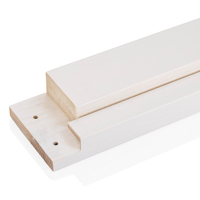Andres dvere do sauny Medium číre 7x19 White satinato osika